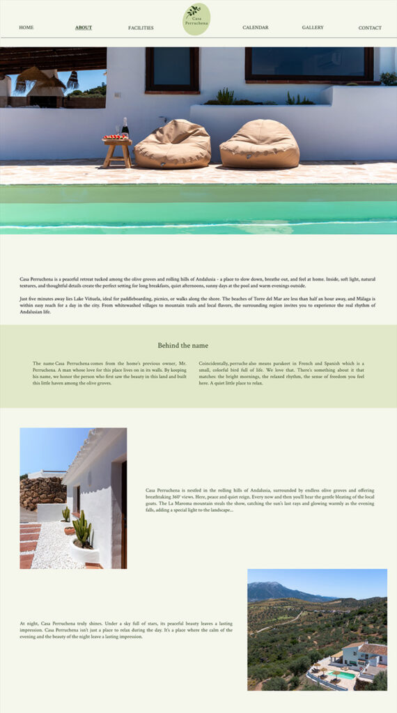 Aboutpage design website